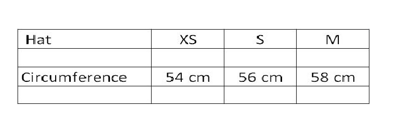 Hat Size Chart